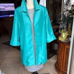 Vibrant Teal Jacket